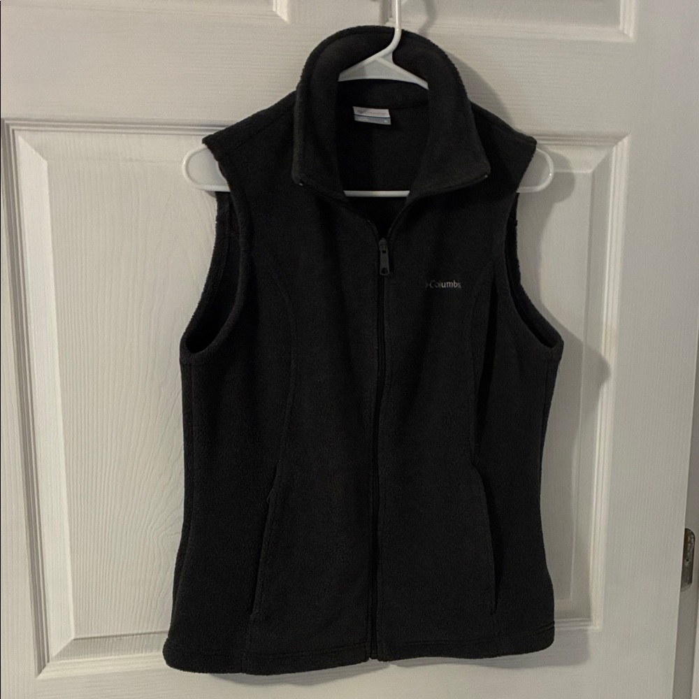 Columbia Charcoal Sleeveless Fleece Jacket